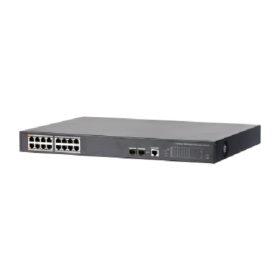 Switch Dahua 16 Puertos POE +2 SFP Administrale  DH-PFS4218-16GT-240 