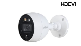 Camara HDCVI Dahua Bullet 1MP PIR Disuasion Activa Luz Sirena DH-HAC-ME1200DP-LED-0280B