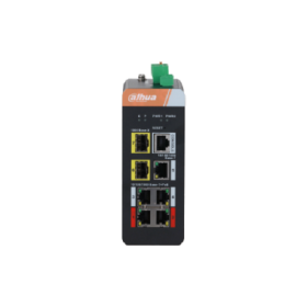 Switch Dahua 4 Puertos POE + 2 SFP Industrial DH-PFS4207-4GT-DP